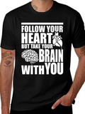 Follow Your Heart Brain Graphic Tee