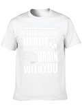 Follow Your Heart Brain Graphic Tee