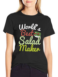 Worlds Best Salad Maker Graphic T-Shirt