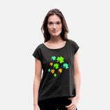 Shamrock Many Trefoil Leaves Green Pattern Cool