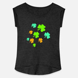 Shamrock Many Trefoil Leaves Green Pattern Cool