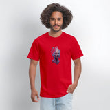 Shattered Reality Tee - Fragmented Portrait Graphi