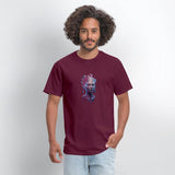 Shattered Reality Tee - Fragmented Portrait Graphi
