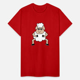 Sheep Tired Bored Look Standing Cute Cool Cartoon