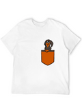 Dachshund Pocket T-Shirt - Cute Dog Tee