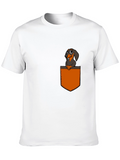 Dachshund Pocket T-Shirt - Cute Dog Tee