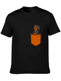 Dachshund Pocket T-Shirt - Cute Dog Tee