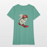 Skater Squirrel – Funny Animal on Skateboard with