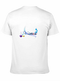 Science Graphic Tee - Black Cotton T-Shirt