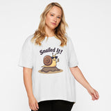 Snailed It – Funny Snail Pun T-Shirt