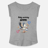 Soon I'll Be A Mother, With Stork, Baby Is Coming