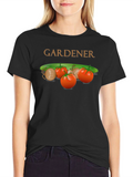 Gardener T-Shirt - Fresh Vegetable Design