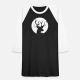 Stag deer face creative minimal design