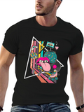 Retro 80s Style Graphic T-Shirt
