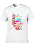 Retro 80s Style Graphic T-Shirt
