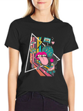 Retro 80s Style Graphic T-Shirt
