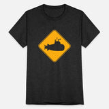 Submarine Sign Warning Caution Danger Notice Logo