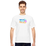 Summer Beach Scene Illustration