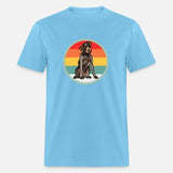 Sunset German Wirehaired Pointer Dog