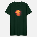 Sunset Vacation Beach Sea Palm Trees