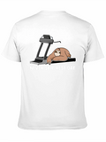Never Skip Rest Day Sloth Graphic T-Shirt