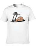 Never Skip Rest Day Sloth Graphic T-Shirt