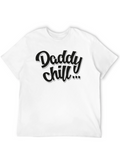 Daddy Chill Black T-Shirt - Cool Graphic Tee