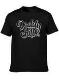 Daddy Chill Black T-Shirt - Cool Graphic Tee