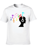 Musical Mind T-Shirt - Black Cotton Tee