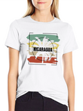 Nicaragua Palm Tree Graphic Tee