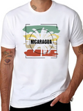 Nicaragua Palm Tree Graphic Tee