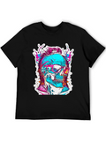 Edgy Skull Graphic Tee - Cool & Unique Design