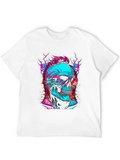 Edgy Skull Graphic Tee - Cool & Unique Design