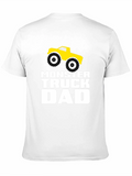 Monster Truck Dad T-Shirt - Black Cotton Graphic Tee
