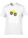 Monster Truck Dad T-Shirt - Black Cotton Graphic Tee