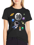 Astronaut 10th Birthday T-Shirt