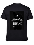 Shadow Brand Black Graphic T-Shirt