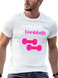 Smart Girls Dumbbells T-Shirt Black