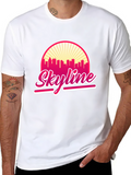 Skyline Graphic T-Shirt - Retro Cityscape Design