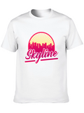 Skyline Graphic T-Shirt - Retro Cityscape Design