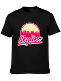 Skyline Graphic T-Shirt - Retro Cityscape Design