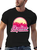 Skyline Graphic T-Shirt - Retro Cityscape Design
