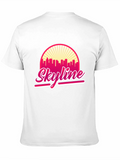 Skyline Graphic T-Shirt - Retro Cityscape Design