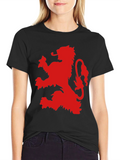 Red Lion Graphic Black T-Shirt