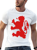 Red Lion Graphic Black T-Shirt