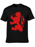 Red Lion Graphic Black T-Shirt