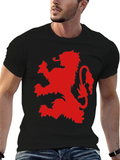 Red Lion Graphic Black T-Shirt