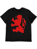 Red Lion Graphic Black T-Shirt