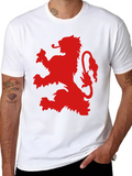 Red Lion Graphic Black T-Shirt