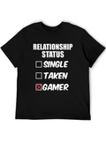 Relationship Status: Gamer Graphic Tee